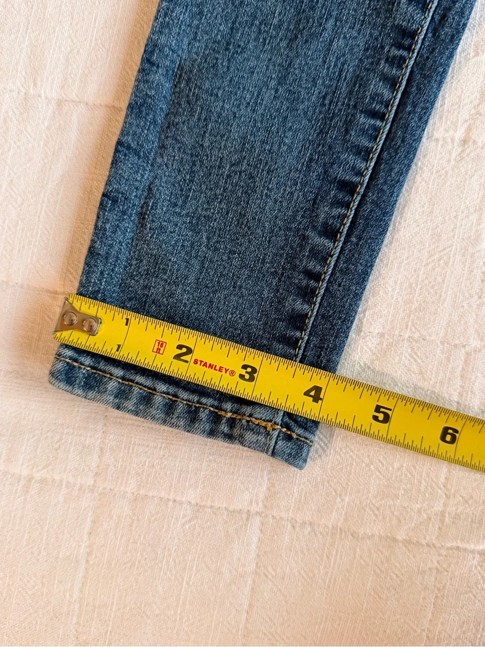 GAP Denim Girls Size 8 Stretch Super Skinny Jeans Medium Wash Adjustable Waist
